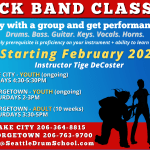 Rock Band Classes for Youth & Adults!