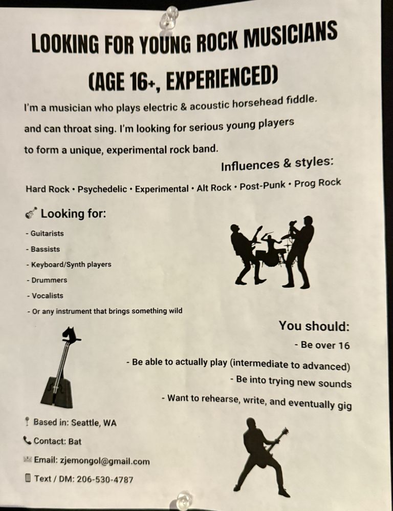 ZJE MONGOl youth performance opportunity flyer