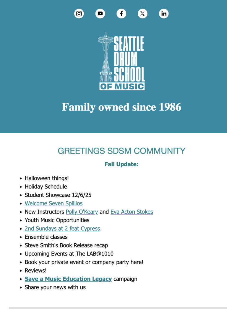 sdsm november 2025 newsletter